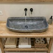 Doppel-Steinwaschbecken VALENTINES XL 140 cm wohnfreuden