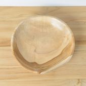 WOHNFREUDEN Teak Holz Schale Dekoration Aufbewahrung Obst ca 30 cm lasiert braun