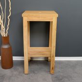 wohnfreuden Teak Waschtisch SMINI 40x40x80cm lasiert