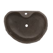 Naturstein Waschbecken ca. 60 cm gerade Rückwand – bei wohnfreuden kaufen