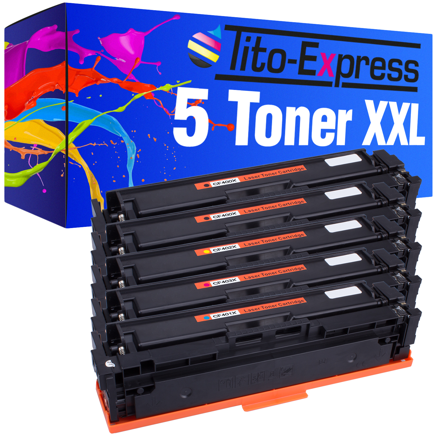 Eurotone ECO Toner YELLOW XXL für HP Color LaserJet Pro M-252-dw M-252-n