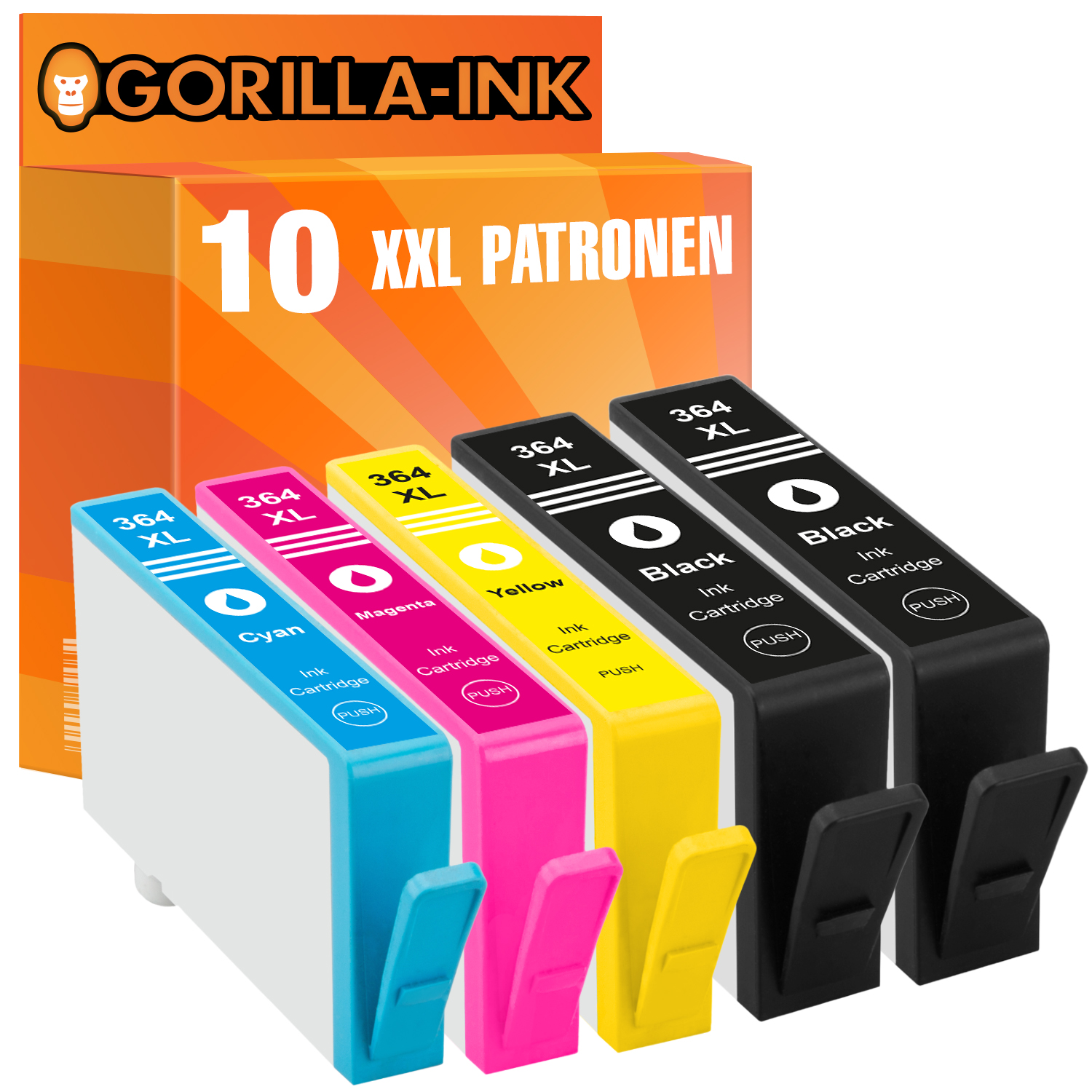 Cartucce Hp 364 Xl 10 Cartucce Stampante Compatibili Per HP Photosmart B109, B110, B8550 - Kit Colori Nero, Tecnologia A Getto D'inchiostro Cartucce HP Photosmart - Foto 12