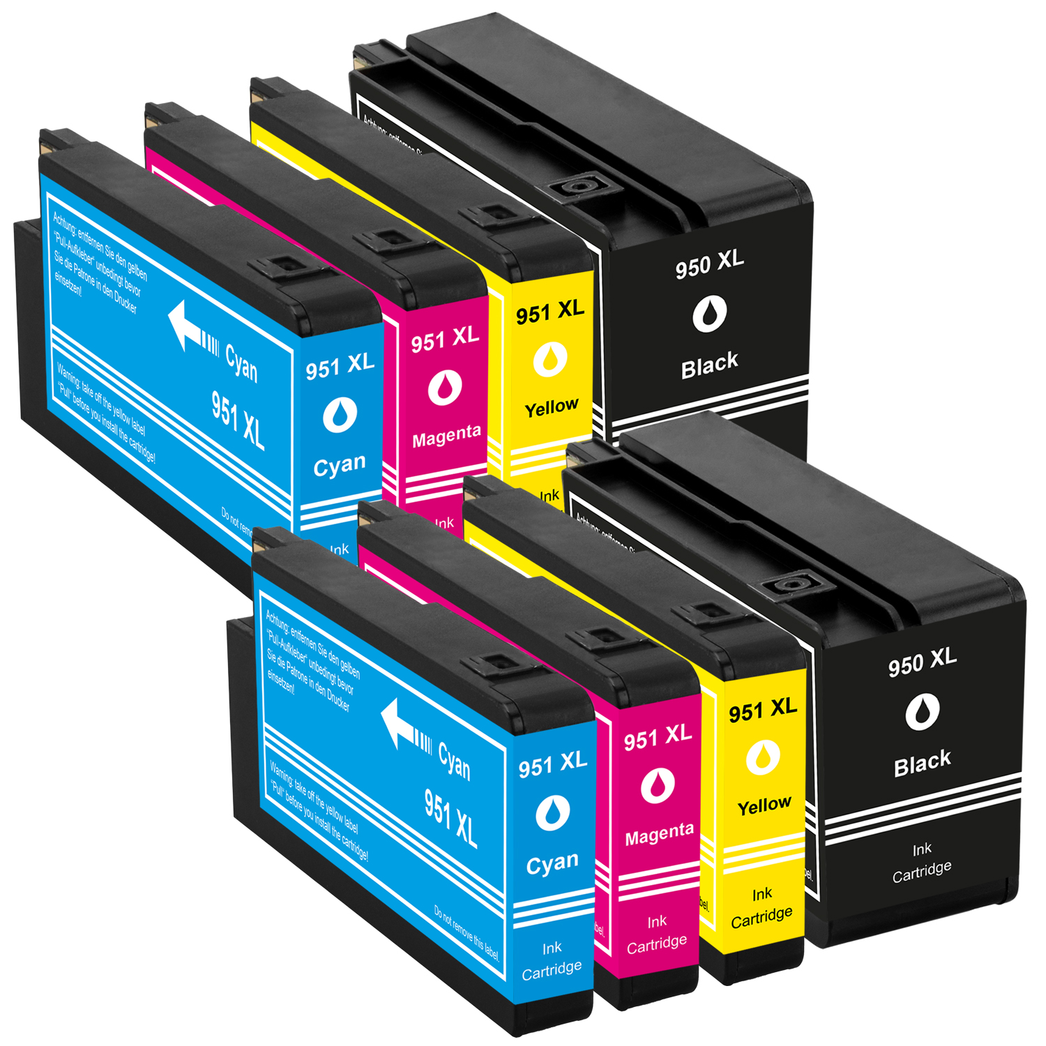8er Set Patronen für HP 950 951 XL OfficeJet Pro 251 DW 276 DW 8100 ePrinter eBay