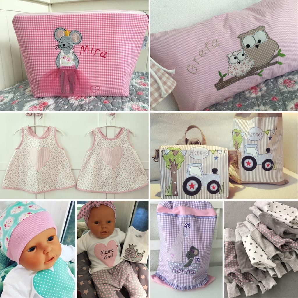 Individuelle selbstgenähte Geschenke
