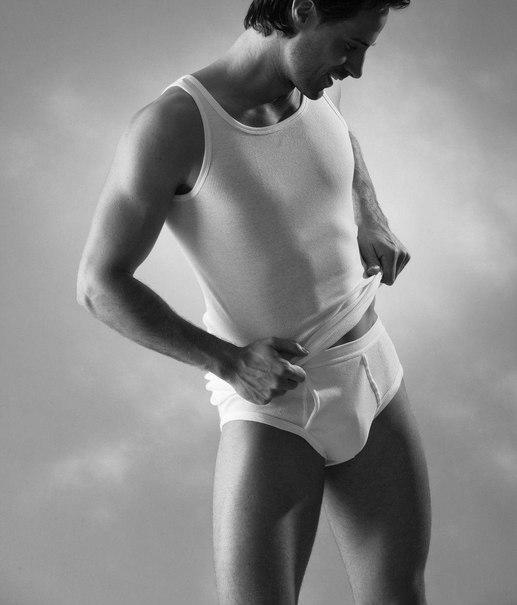 Herren Feinripp Achselhemd Doppelpack 55001