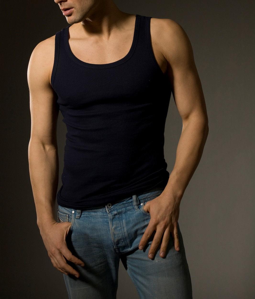 Herren Feinripp Achselhemd Doppelpack  54981