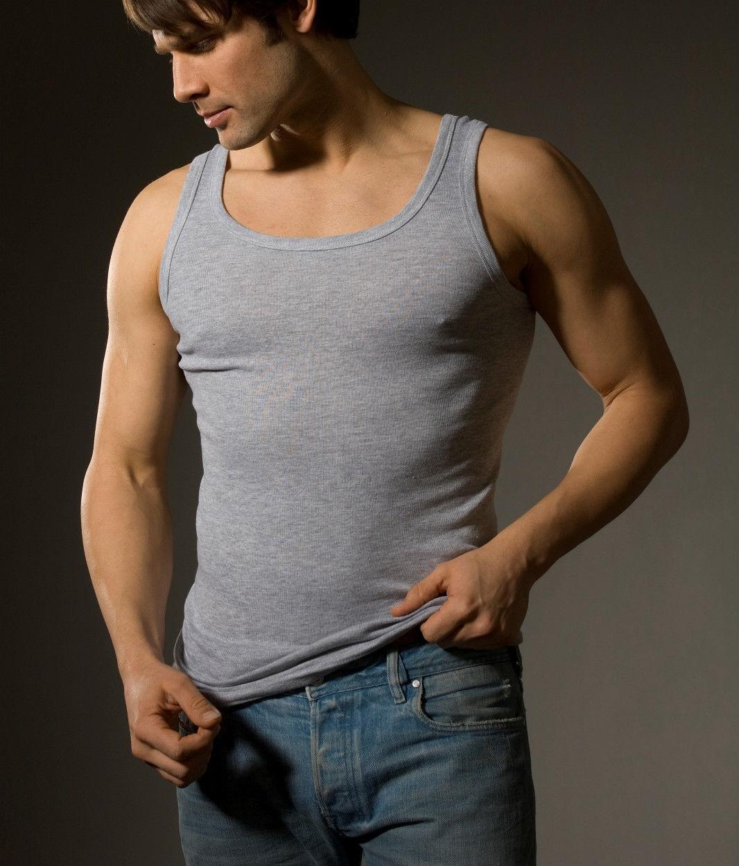 Herren Feinripp Achselhemd Doppelpack  54981