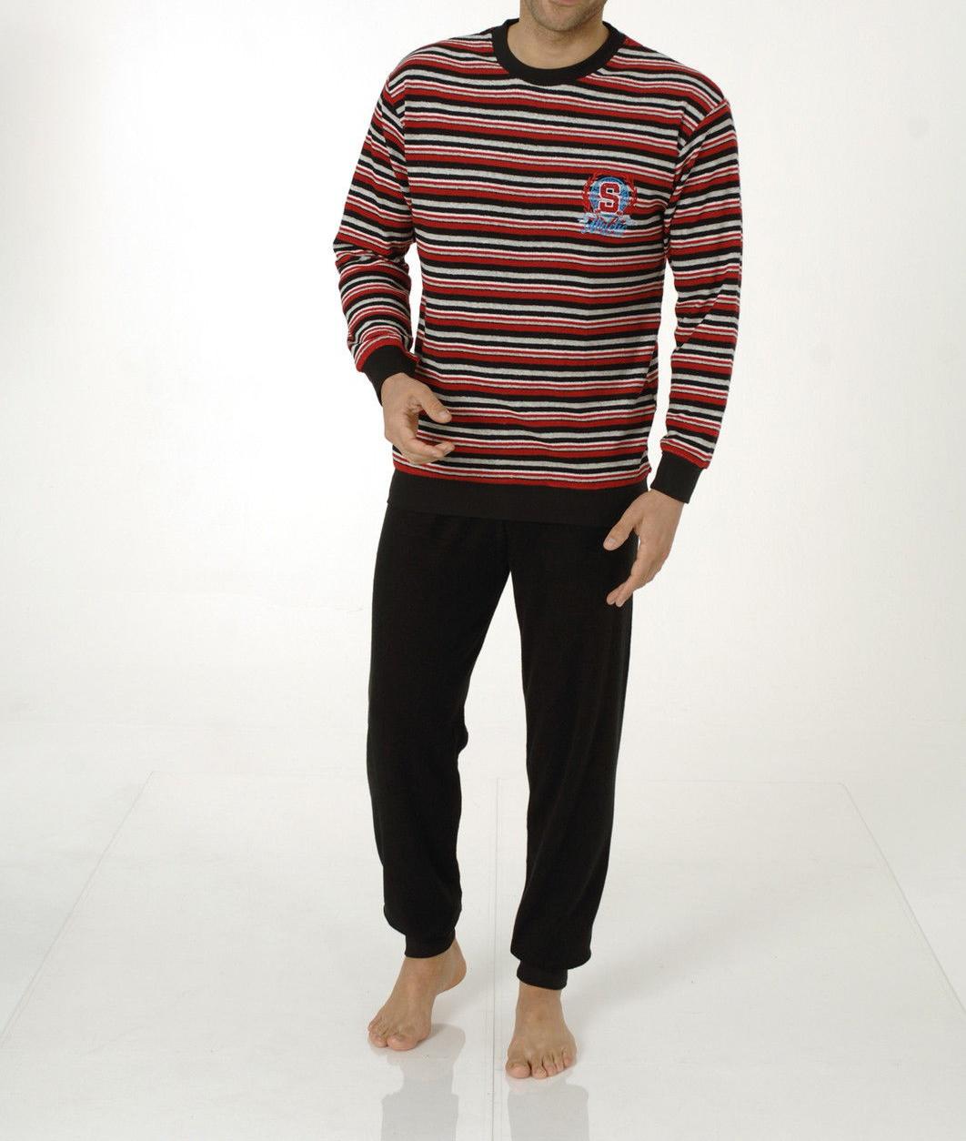 TREND, Herren Frottee  Pyjama mit Bündchen 52435