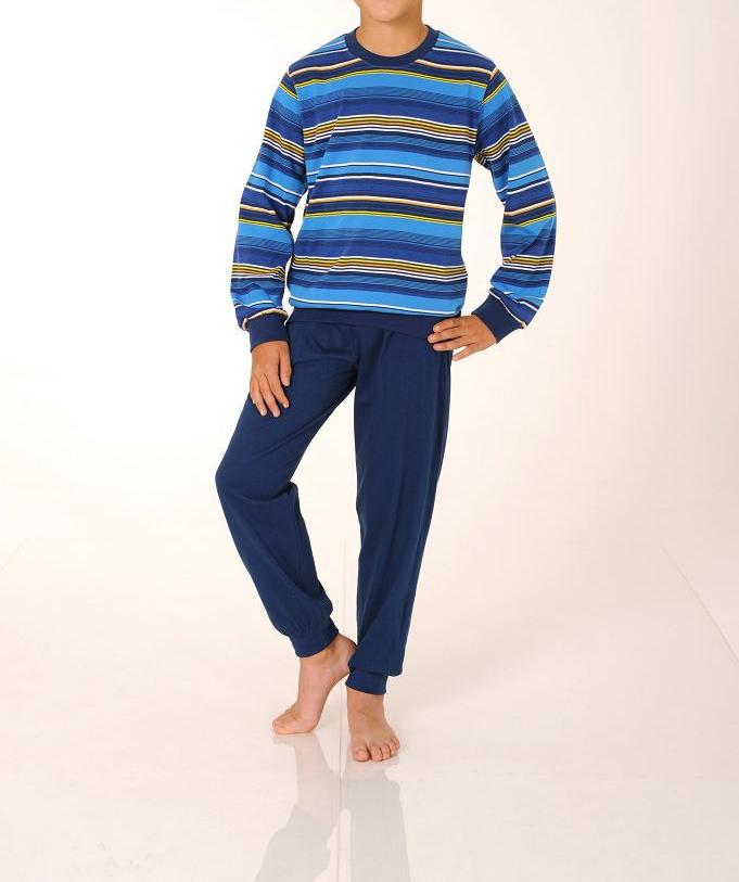 Jungen Pyjama mit Bündchen, 501 90 462
