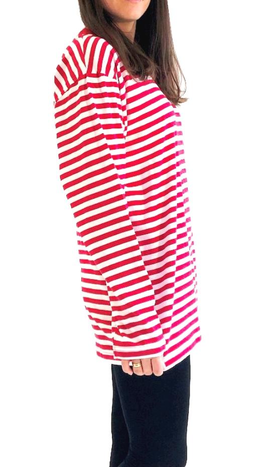 Herren oder Damen Karneval Unisex Shirt langarm, geringelt, Art. 108 – 51158