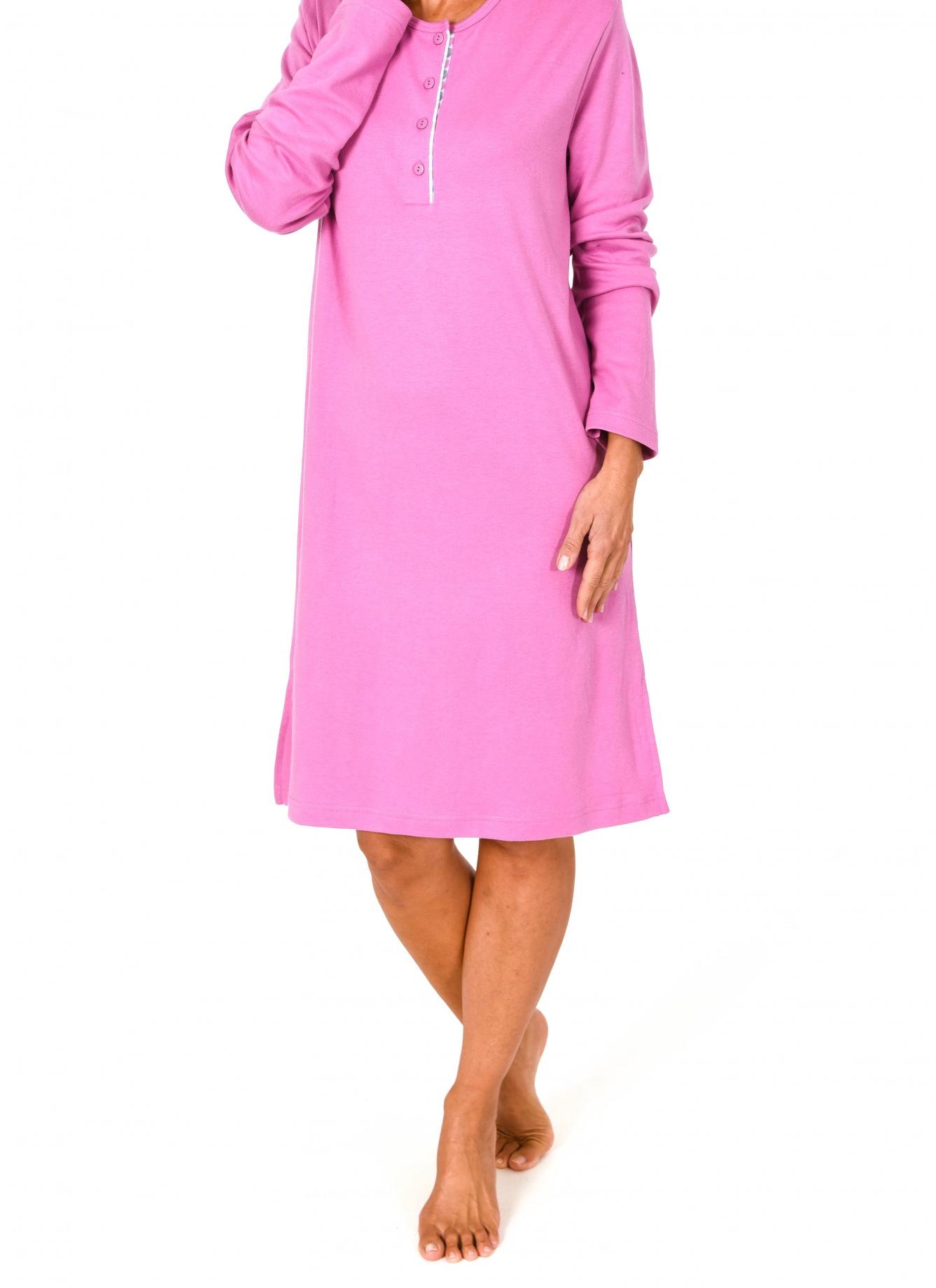 Kurznachthemd Bigshirt langarm Kuschel Interlock 251 213 96 740