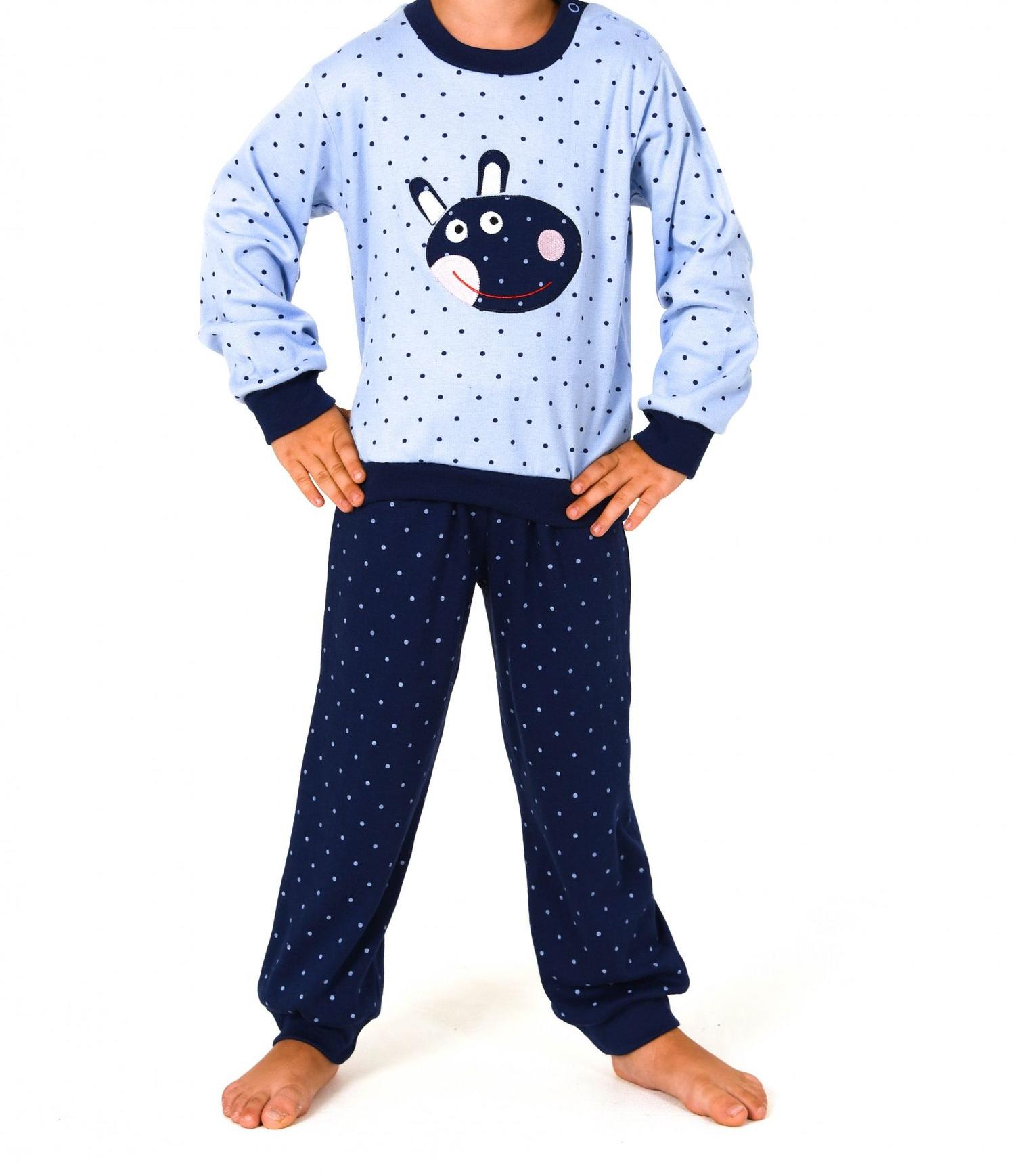 Mädchen Pyjama langarm mit Bündchen – Interlock, Grössen 86 bis 110 – 251 701 96 980