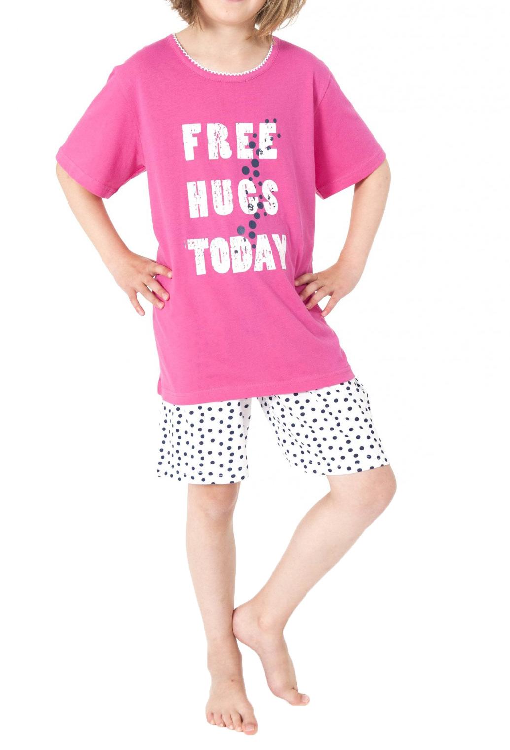Süsser Mädchen Pyjama kurzarm mit Pünktchen – 161 405 90 807