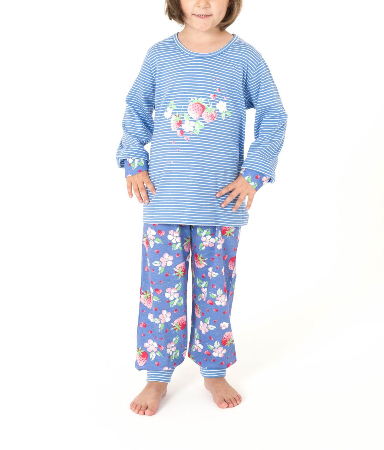 Süsser Kleinkinder Mädchen Pyjama mit Bündchen langarm – 161 701 90 838