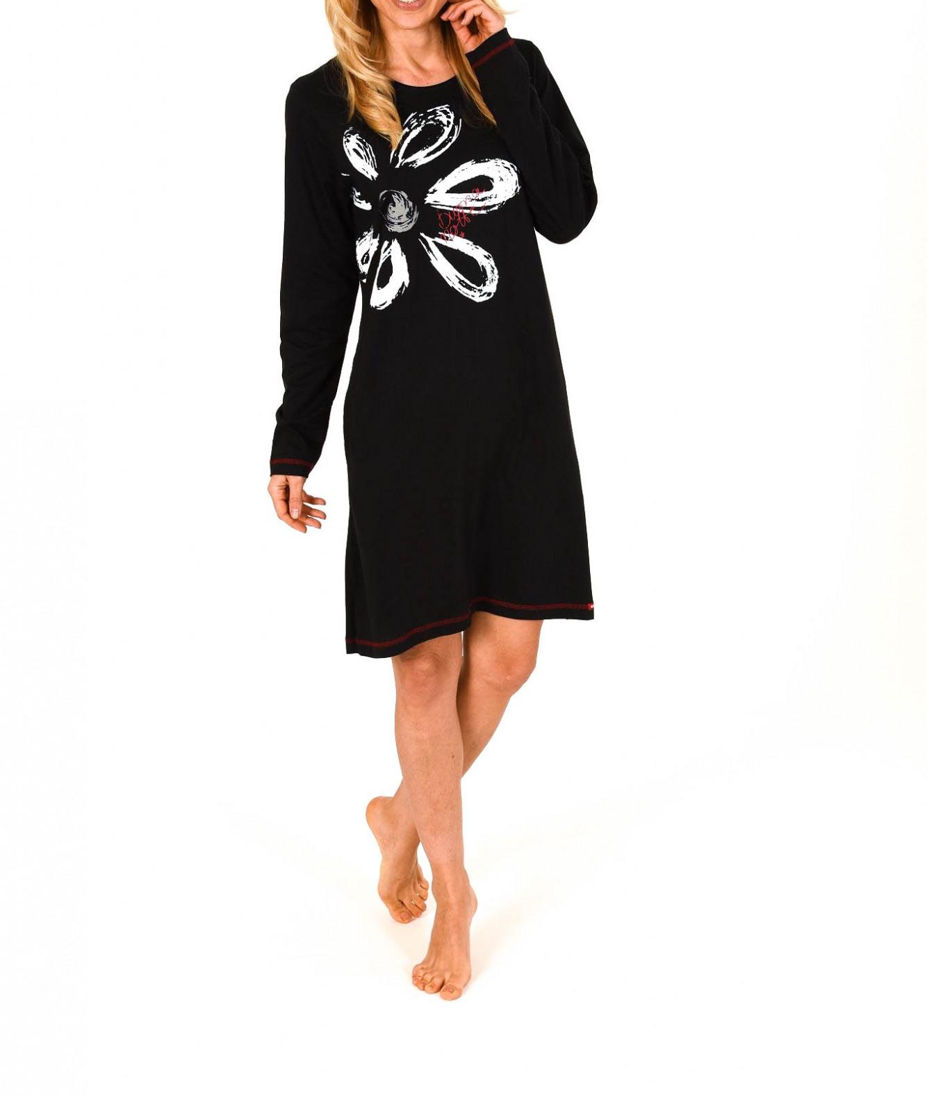 Damen Sleepshirt Nachthemd mit plazierten Druck ProKlima – 261 213 90 228