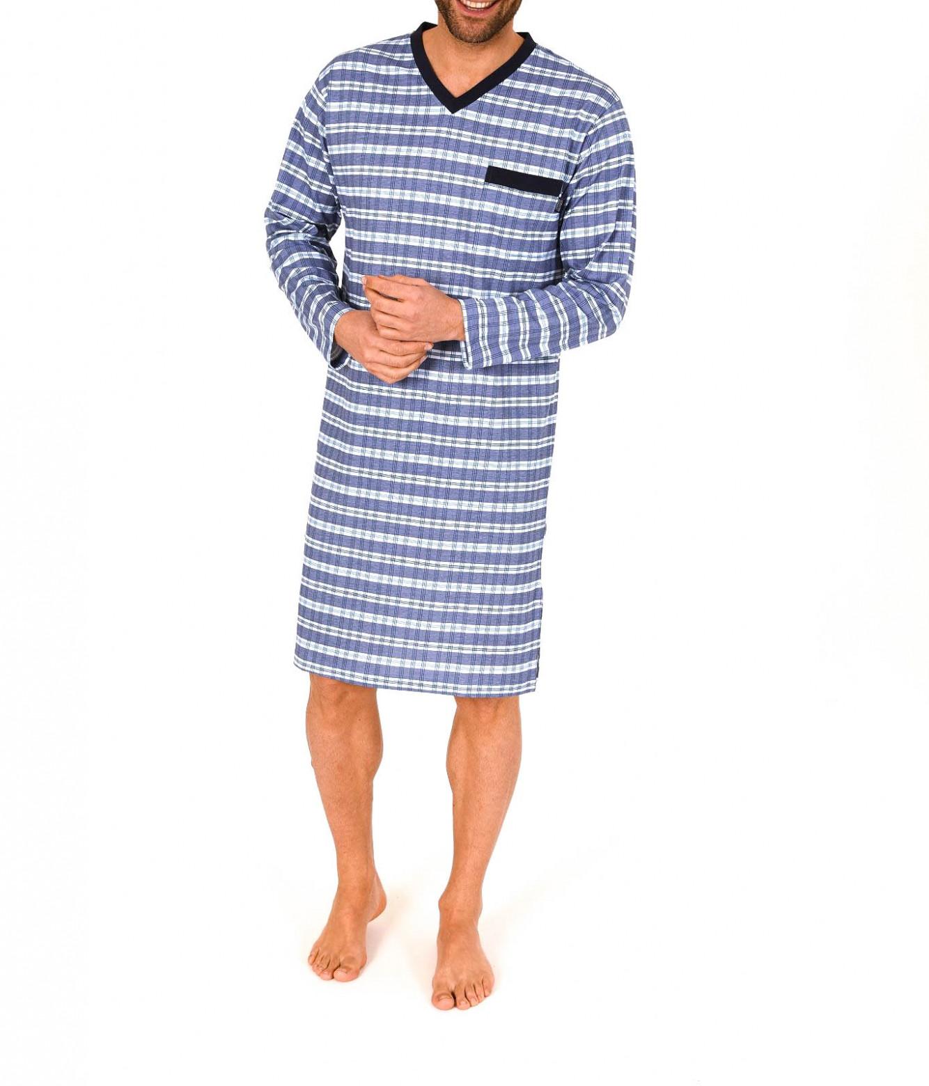 Herren Nachthemd langarm – auch in Übergrössen bis Grösse 70 – kariert – 261 110 90 441 Herren Nachthemd langarm – auch in Übergrössen bis Grösse 70 – kariert – 261 110 90 441