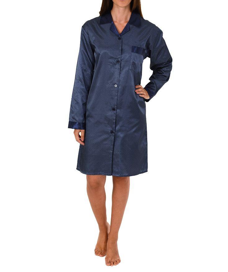 Damen Satin Kurznachthemd Bigshirt - innen angeraut 271 213 94 001 Damen Satin Kurznachthemd Bigshirt - innen angeraut 271 213 94 001