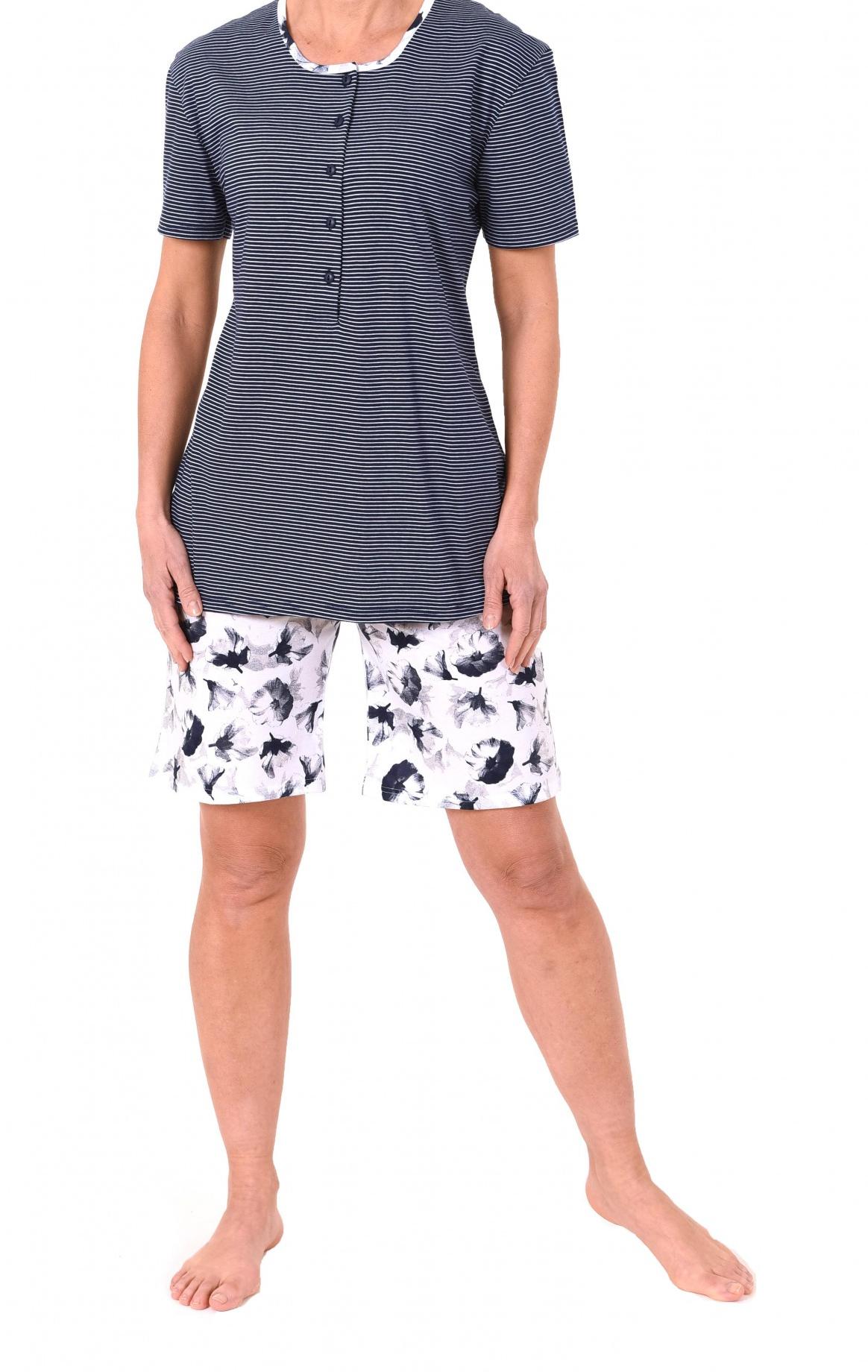 Damen Shorty Pyjama kurzarm – tolle Optik – 171 205 90 881