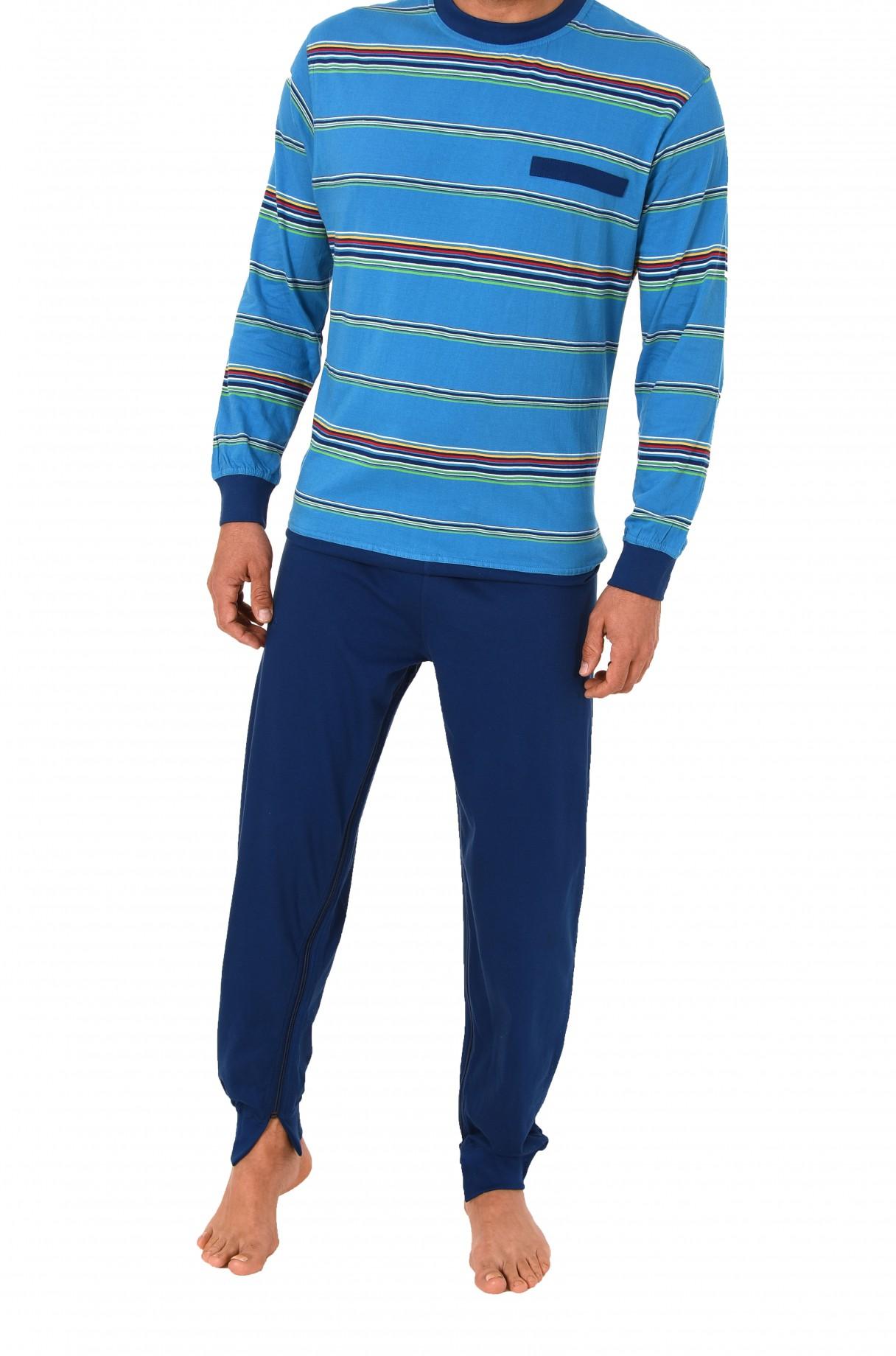 Herren Pflegeoverall langarm mit Reissverschluss am Rücken und Bein 16117090724