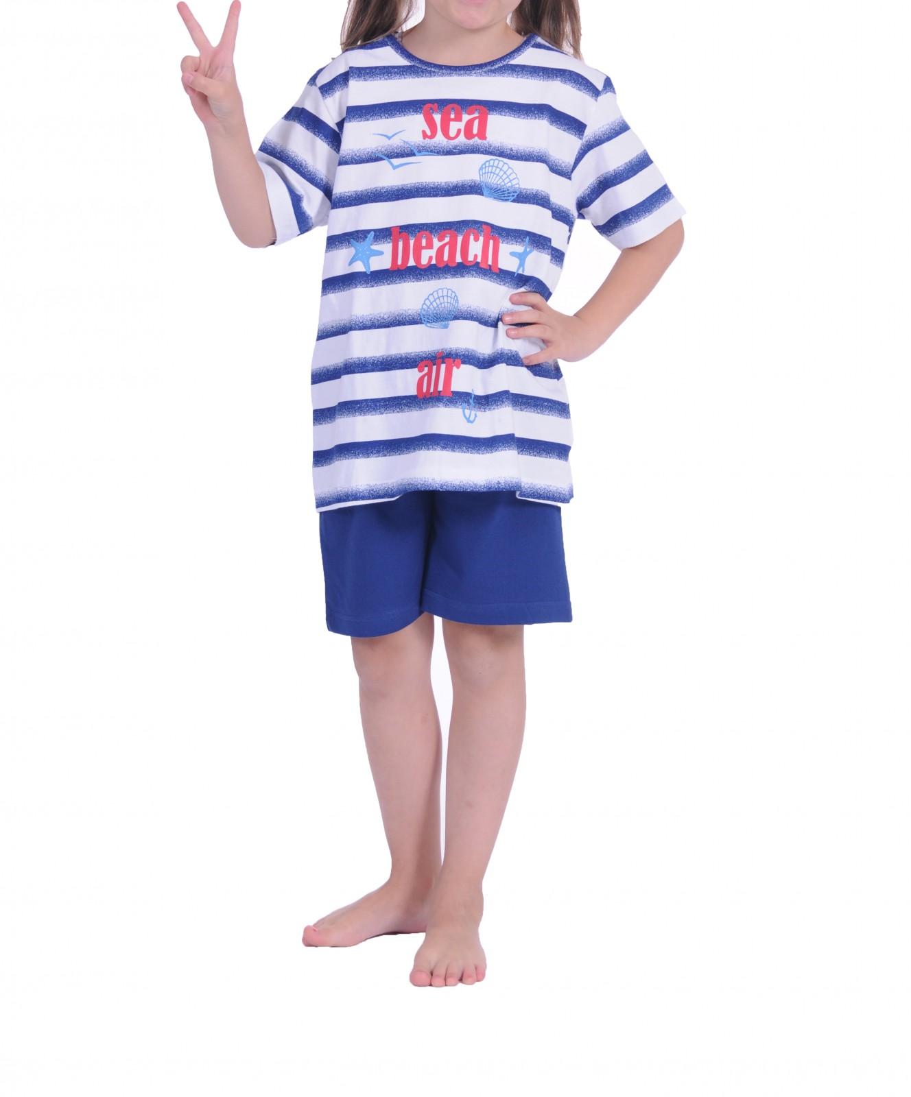 Maritimer Mädchen Kinder Shorty Pyjama Schlafanzug in Streifenoptik 405 90 868 Maritimer Mädchen Kinder Shorty Pyjama Schlafanzug in Streifenoptik 405 90 868