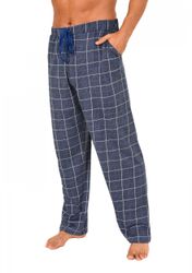 Herren Thermo Pyjamahose Kürbis Druck - Lustige Halloween Schlafhose