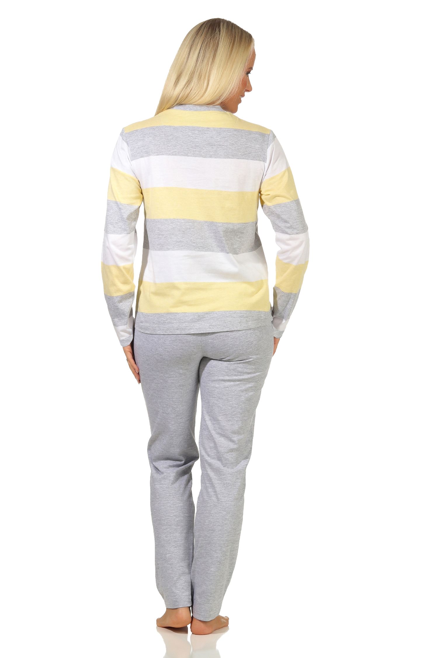 Toller Damen Pyjama langarm in wunderschöner Block Streifen Optik – 271 201 90 101 Toller Damen Pyjama langarm in wunderschöner Block Streifen Optik – 271 201 90 101