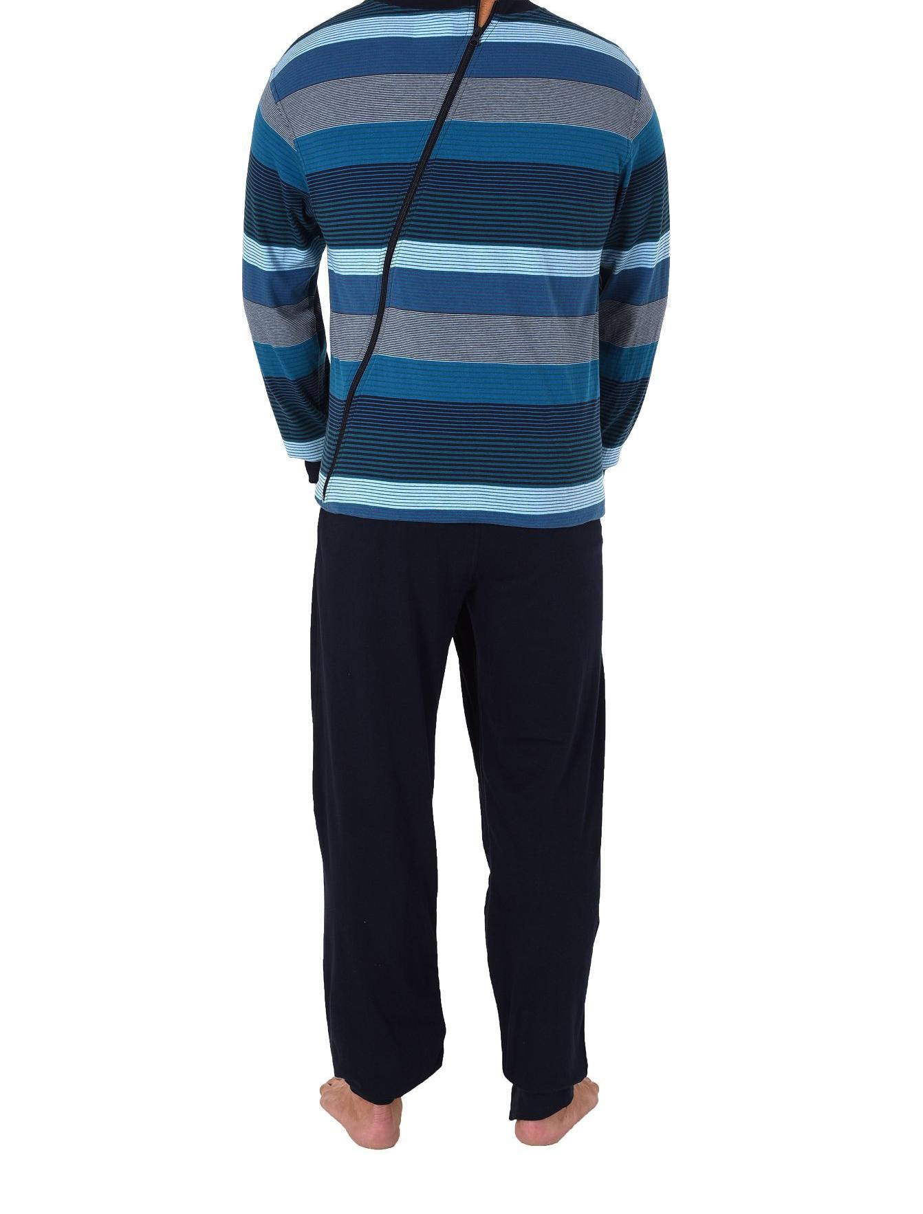 Herren Pflegeoverall langarm mit Reissverschluss am Rücken und Bein 271 170 90 755