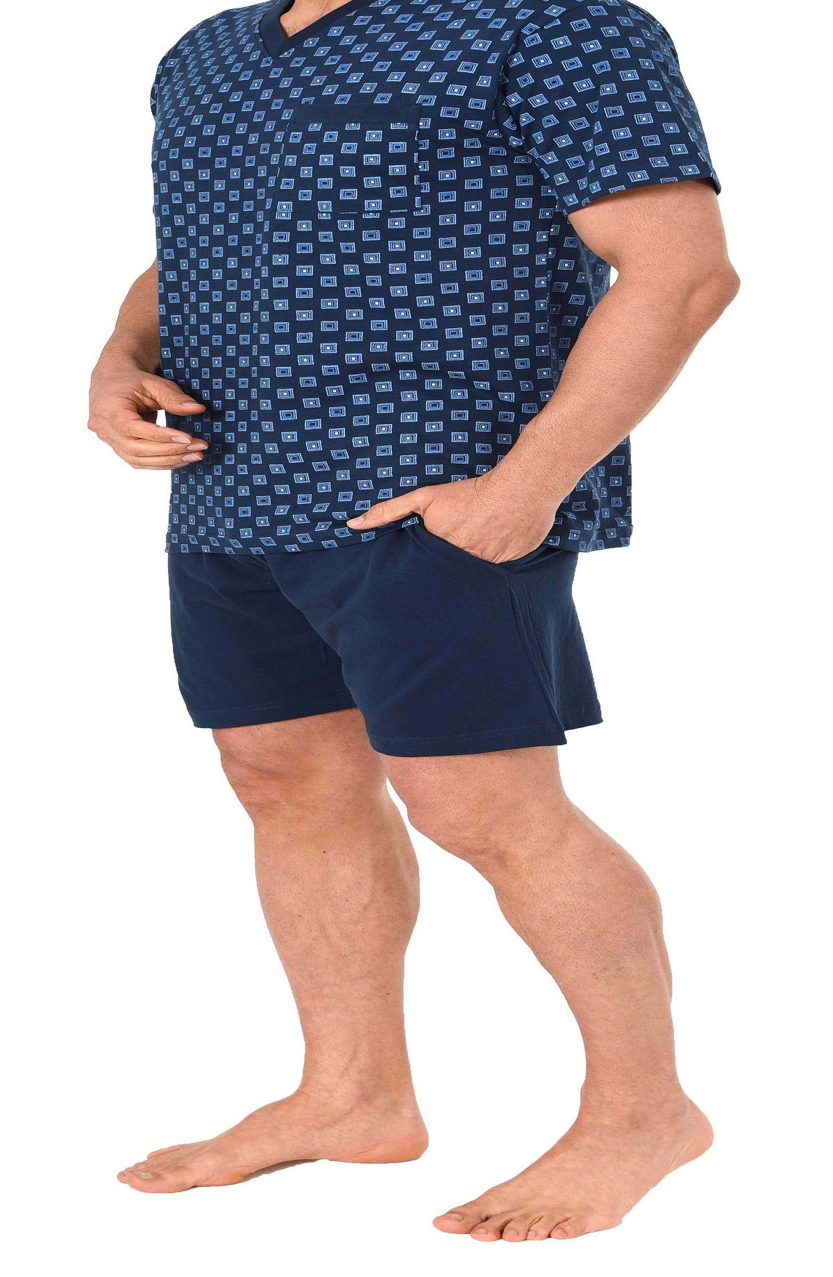 Herren Shorty Pyjama kurzarm in klassischen Farben – auch in Übergrössen – 181 105 90 007 Herren Shorty Pyjama kurzarm in klassischen Farben – auch in Übergrössen – 181 105 90 007