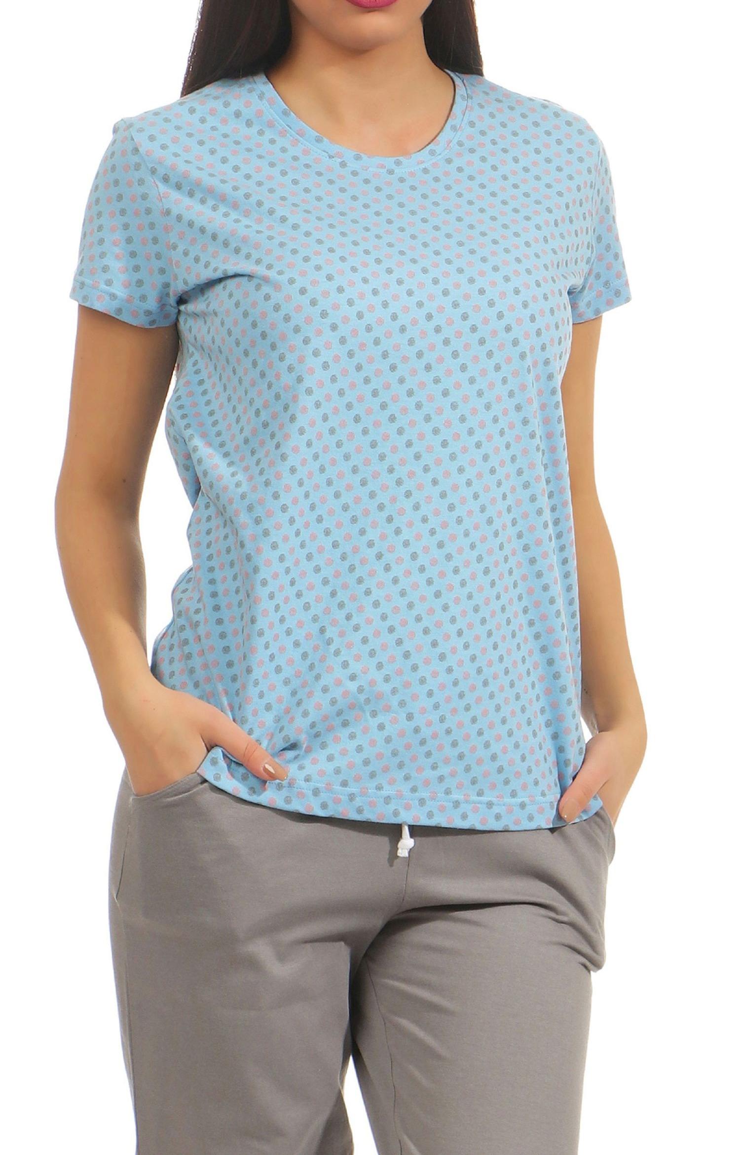 Normann Damen Shirt Top Mix & Match Tupfen Optik auch in Übergrössen 181 220 90 904