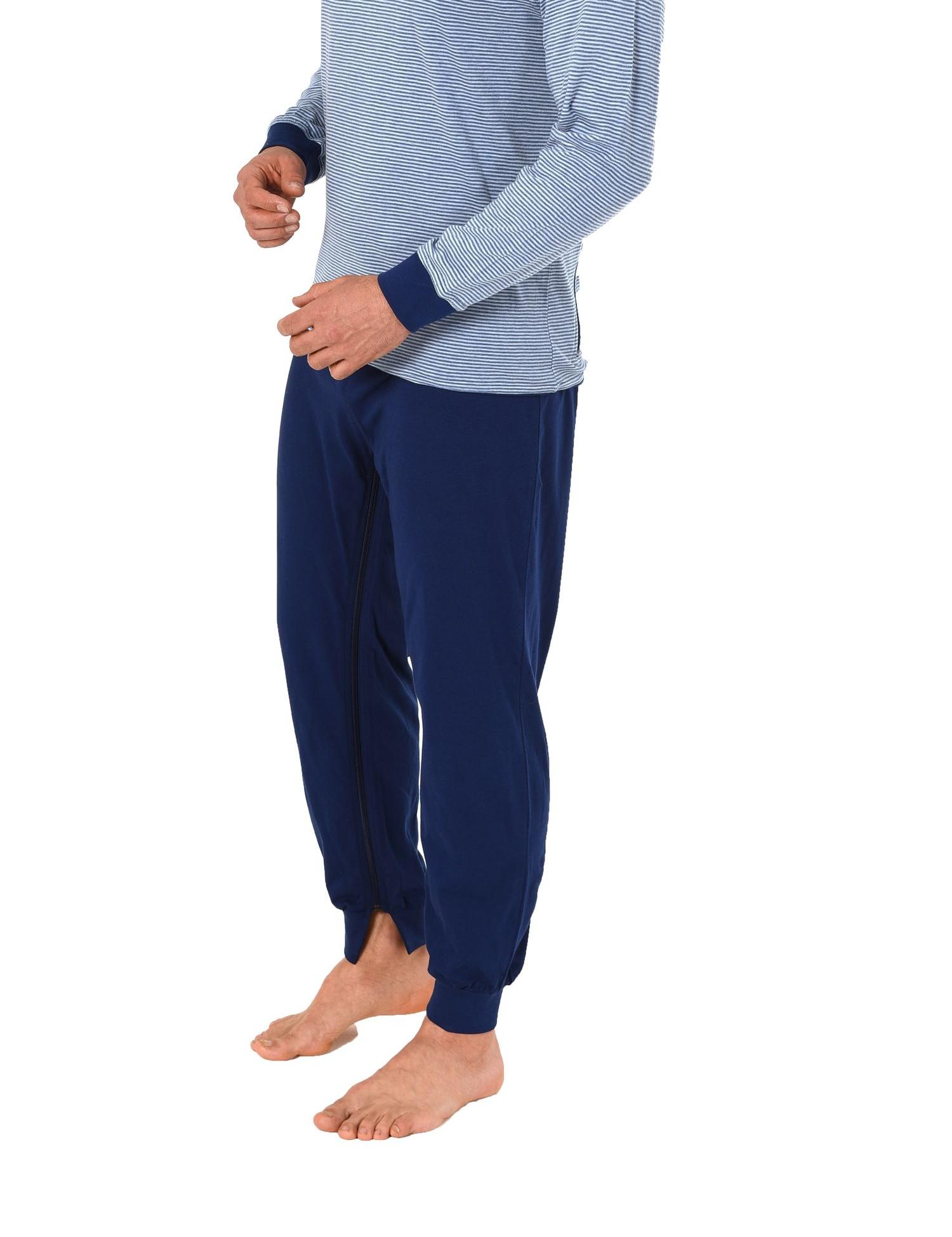 Herren Pflegeoverall langarm mit Reissverschluss am Rücken und Bein 181 170 90 504