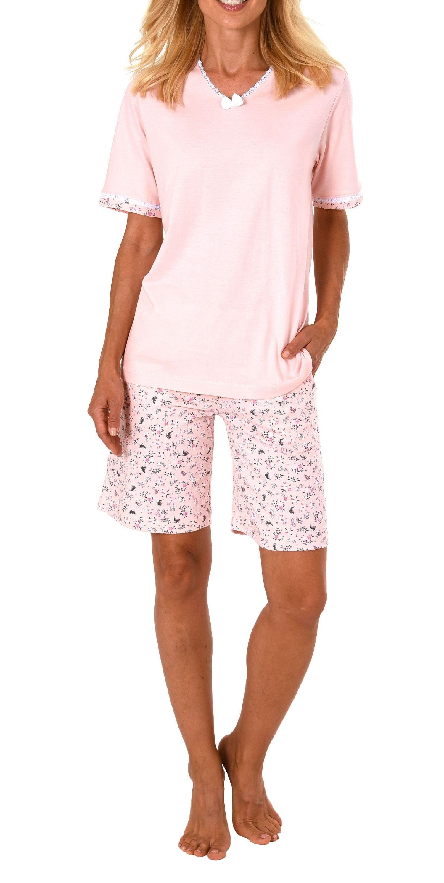 Normann Damen Shorty-Pyjama kurzarm - auch in Übergrössen erhältlich bis Grösse 60/62 - 191 205 90 214 Normann Damen Shorty-Pyjama kurzarm - auch in Übergrössen erhältlich bis Grösse 60/62 - 191 205 90 214