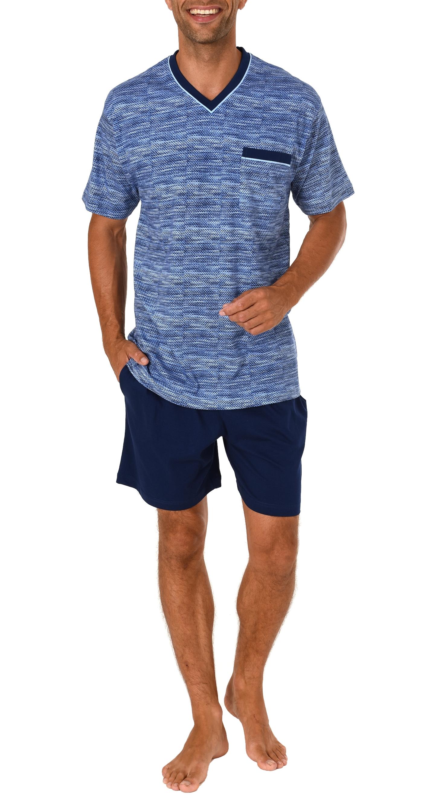 Edler Herren Pyjama Shorty Schlafanzug kurzarm - auch in Übergrössen bis Gr. 70 - 191 105 90 522 Edler Herren Pyjama Shorty Schlafanzug kurzarm - auch in Übergrössen bis Gr. 70 - 191 105 90 522