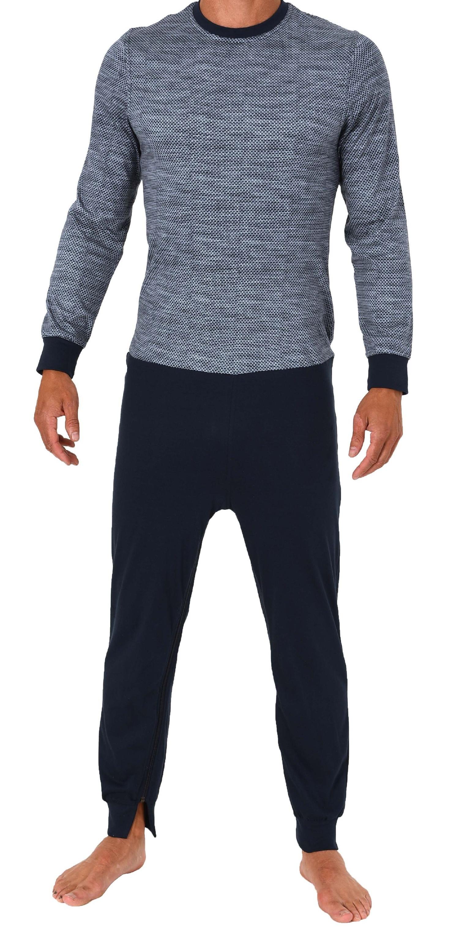 Pflegeoverall langarm für Herren, Reißverschluss an Rücken und Bein - 291 170 90 431 Pflegeoverall langarm für Herren, Reißverschluss an Rücken und Bein - 291 170 90 431