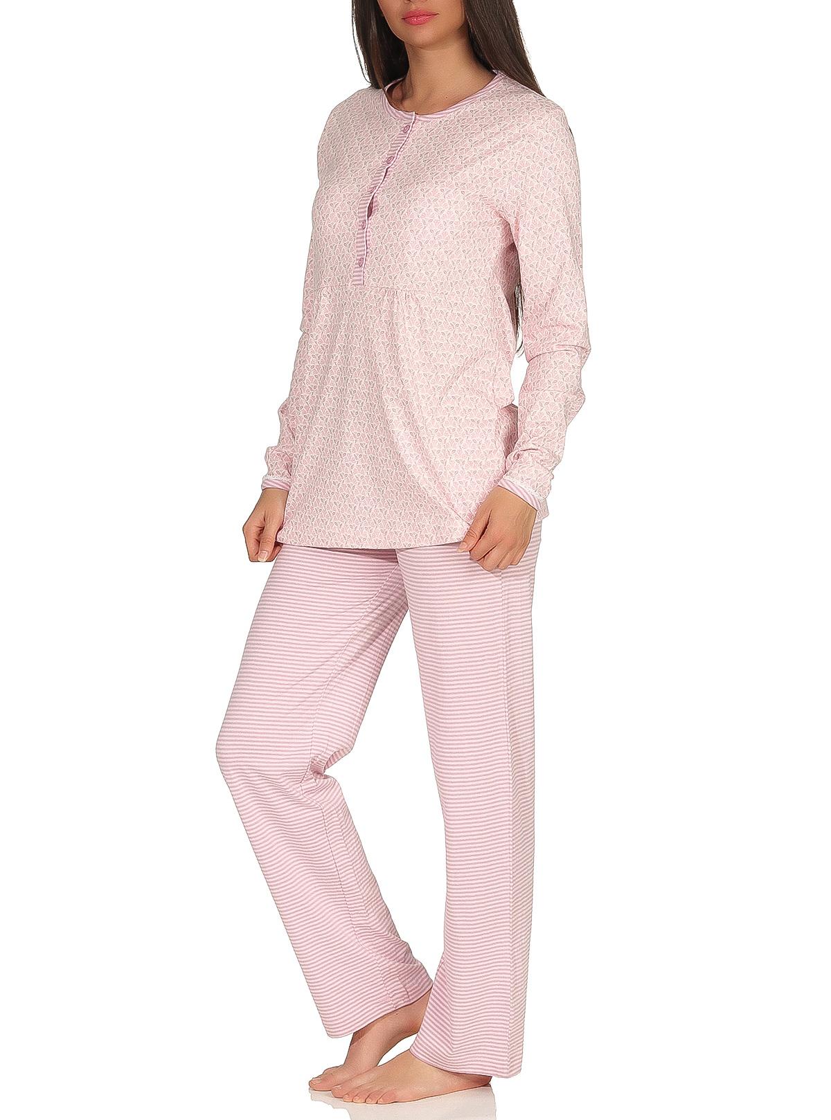 Wunderschöner Damen Pyjama langarm - auch in Übergrössen bis 60/62 - 291 201 90 102 Wunderschöner Damen Pyjama langarm - auch in Übergrössen bis 60/62 - 291 201 90 102