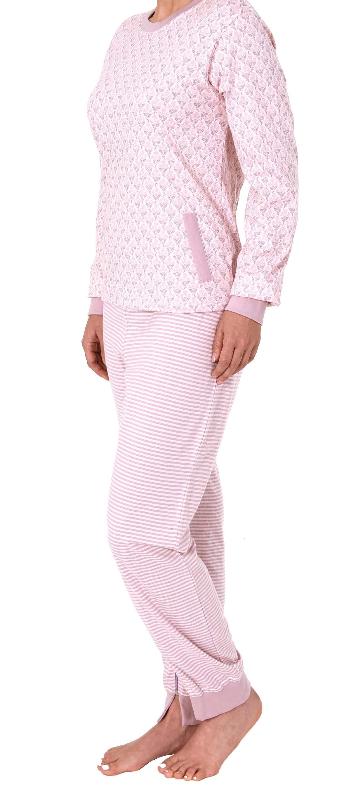 Damen Pflegeoverall langarm mit Reißverschluss am Rücken und am Bein 291 270 90 102 