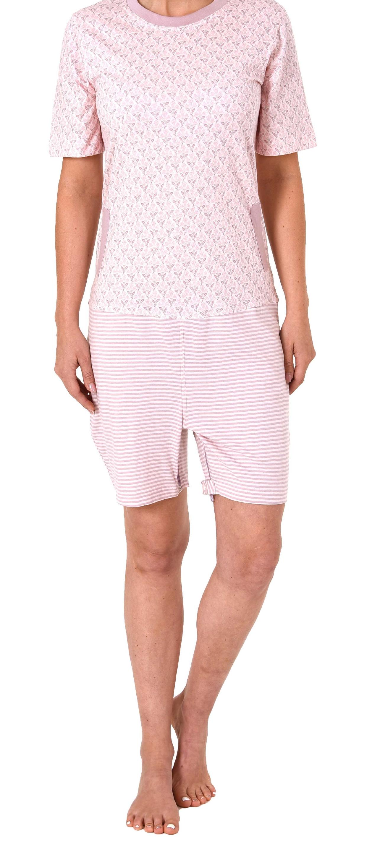 Damen Pflegeoverall 1/2 Arm, mit Reißverschluss am Rücken und am Bein - 291 271 90 102