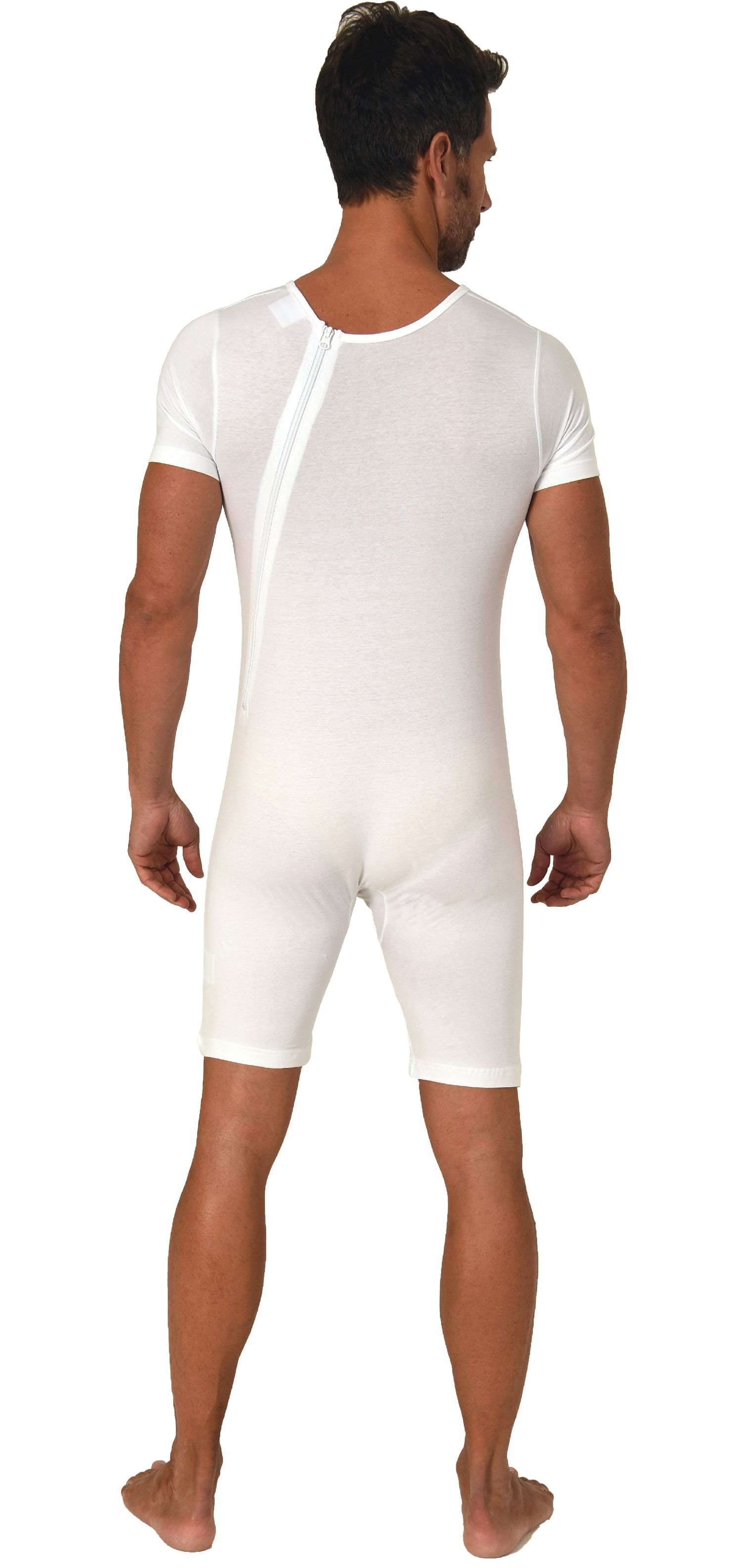 Pflegebody kurzarm - UNISEX - mit diagonalem Reißverschluss am Rücken - 64612 Pflegebody kurzarm - UNISEX - mit diagonalem Reißverschluss am Rücken - 64612