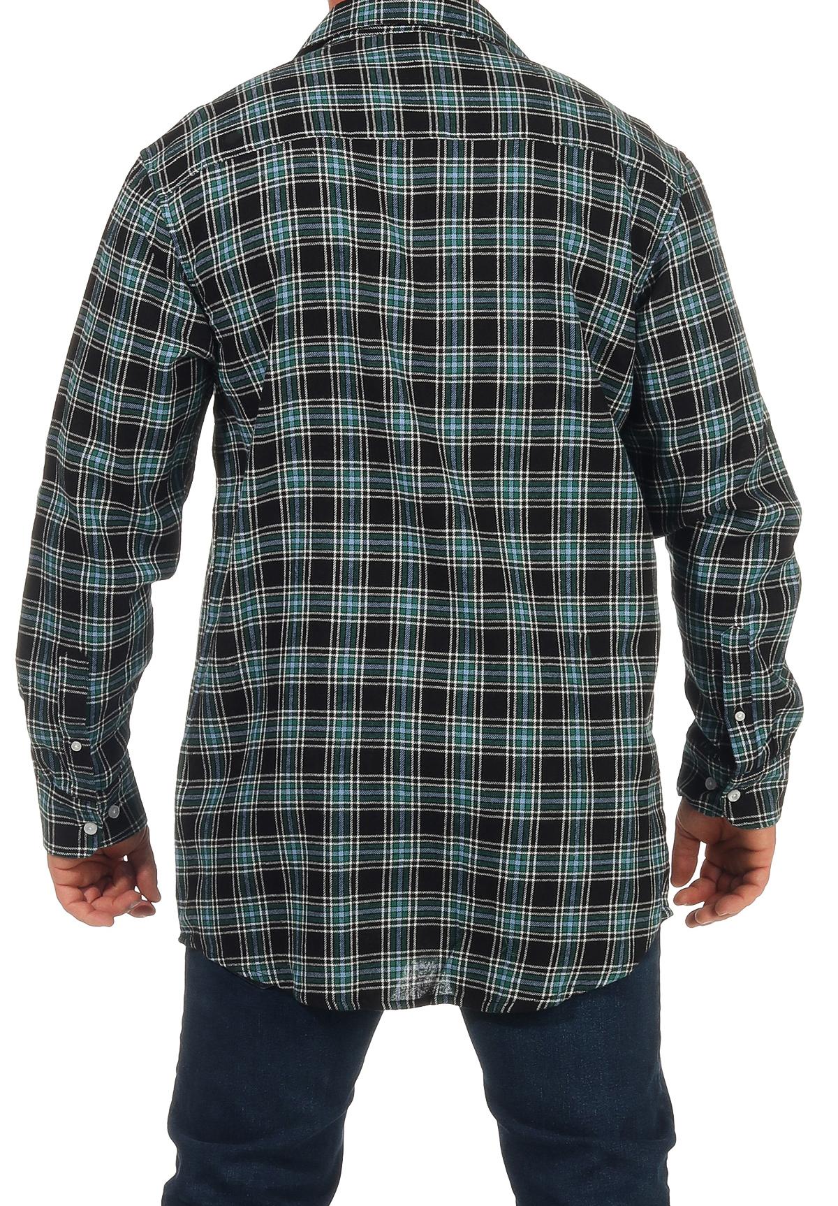 Herren Flanell Hemd langarm kariert Arbeitshemd - auch in Übergrössen erhältlich - 8125