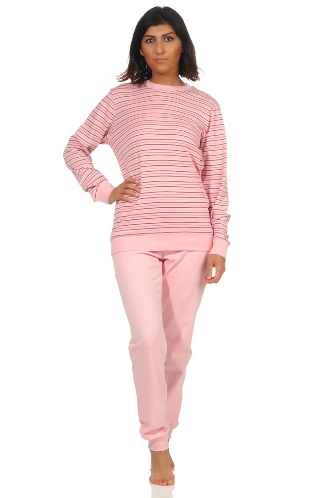 Damen Pyjama Set Kuschelig & Weich - Baumwolle Schlafanzug Für Zuhause