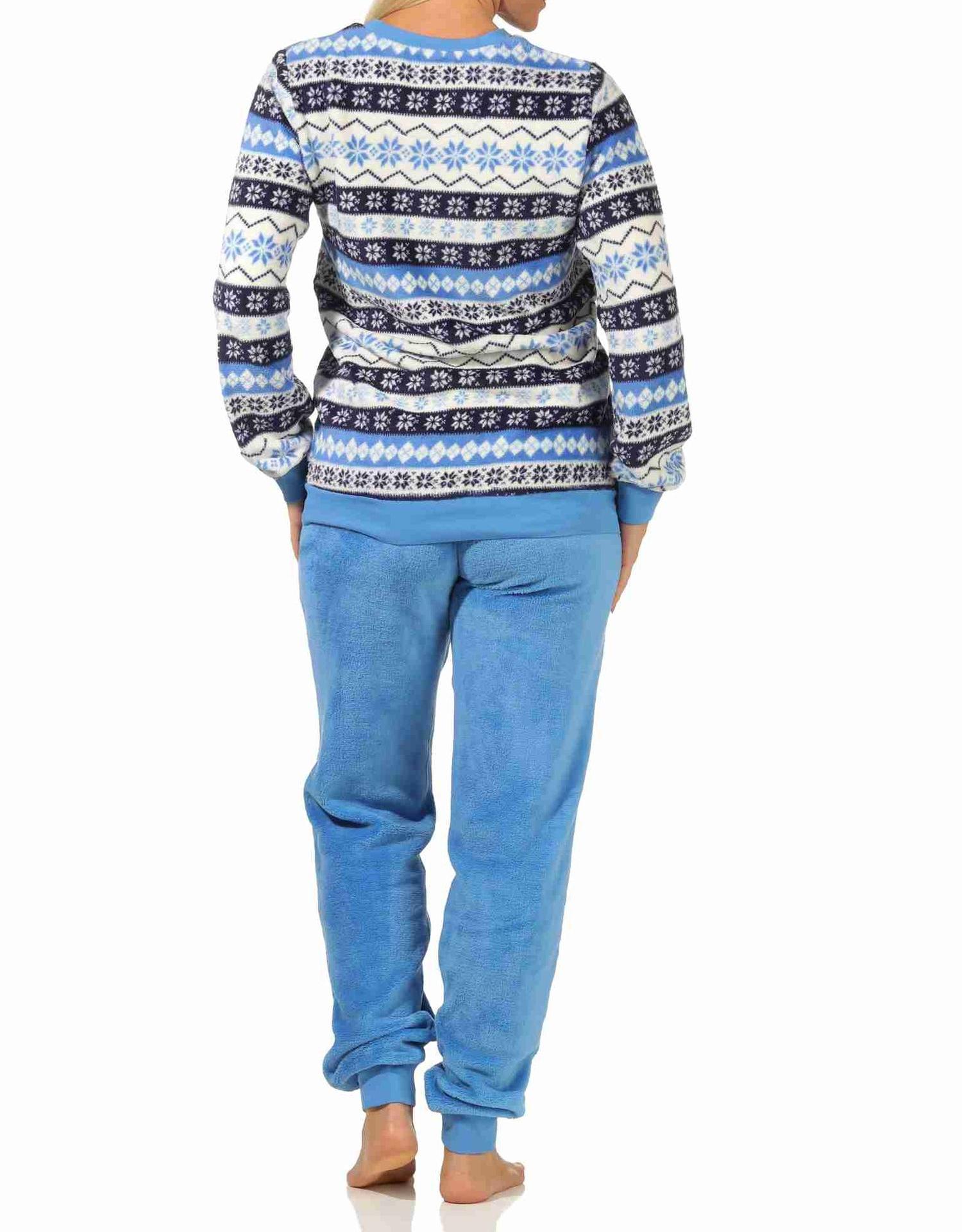 Toller Damen Schlafanzug Pyjama langarm im Norwegerlook aus Coralfleece - 202 201 267 959 Toller Damen Schlafanzug Pyjama langarm im Norwegerlook aus Coralfleece - 202 201 267 959