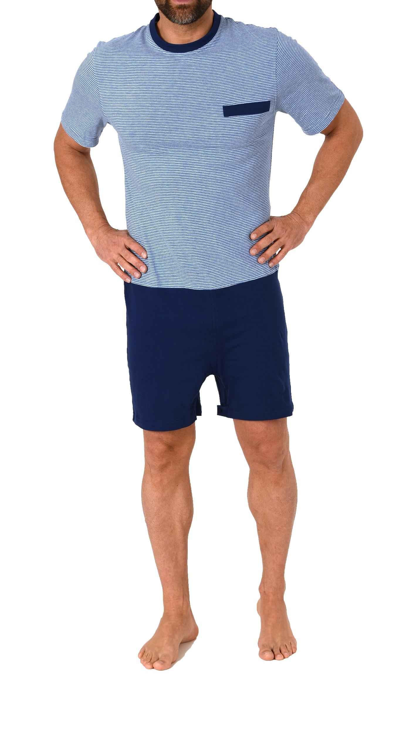 Herren Pflegeoverall kurzarm mit Reissverschluss am Rücken und Bein 181 171 90 504