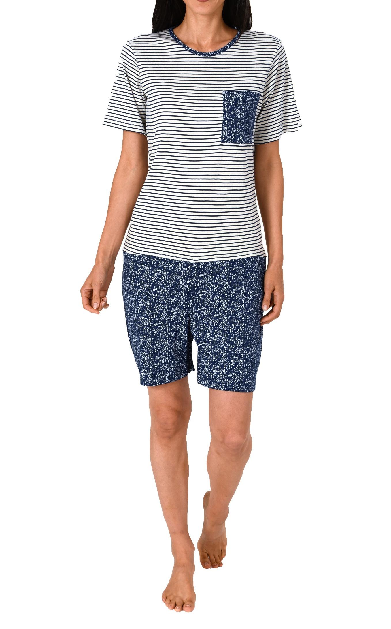 Damen Pflegeoverall kurzarm mit Reissverschluss am Rücken und am Bein - 181 271 90 881