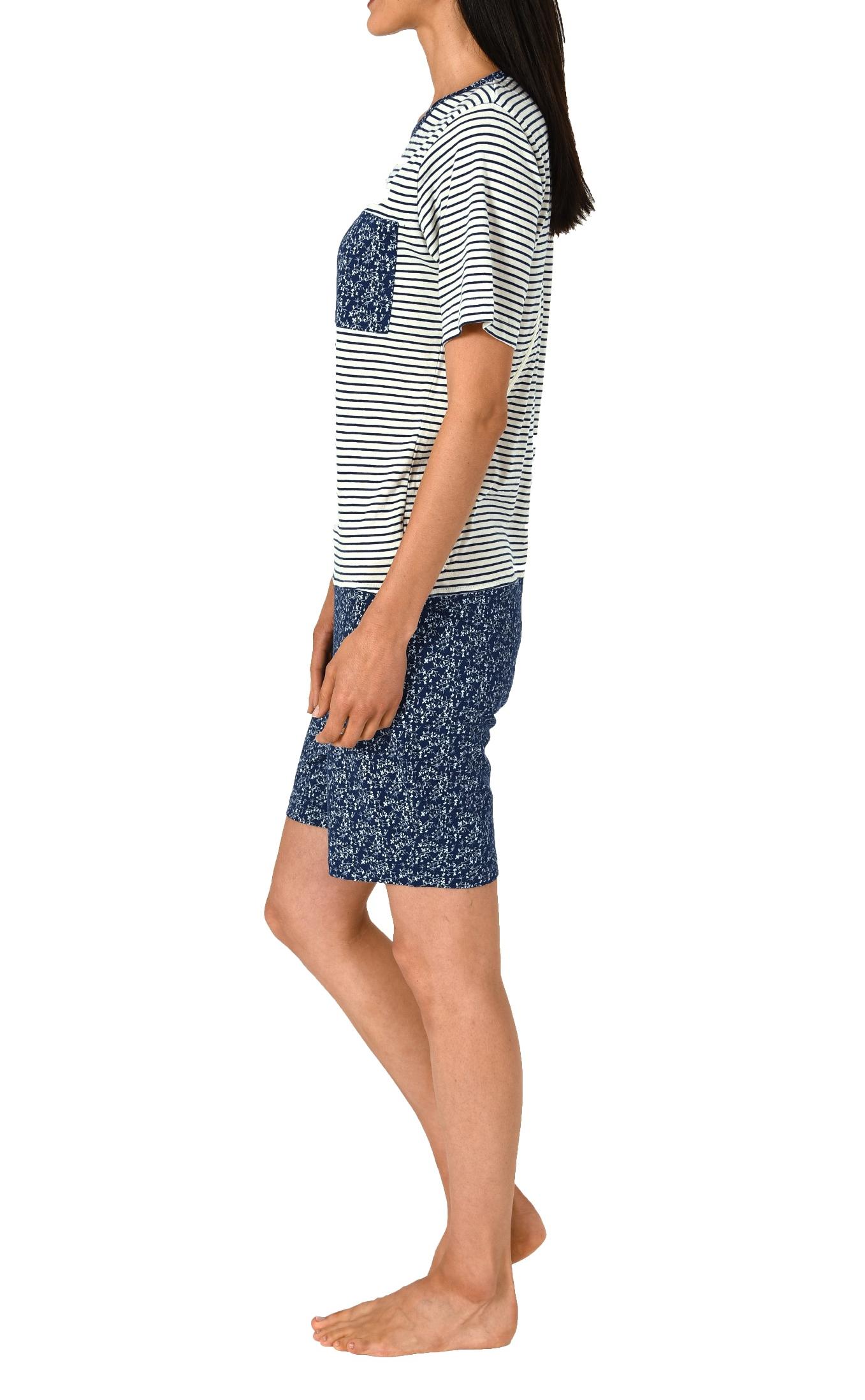 Damen Pflegeoverall kurzarm mit Reissverschluss am Rücken und am Bein - 181 271 90 881