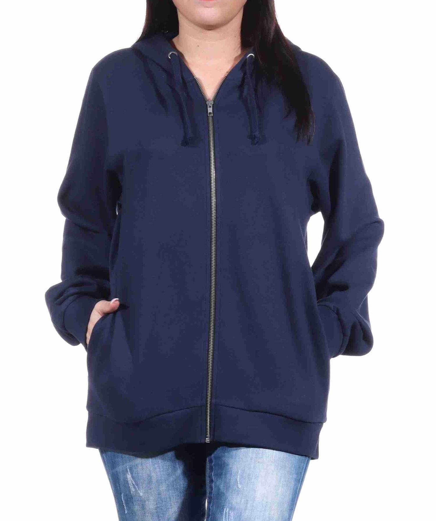 Damen Jacke mit Kapuze für Hausanzug, Sportanzug oder Jogginanzug Oberteil