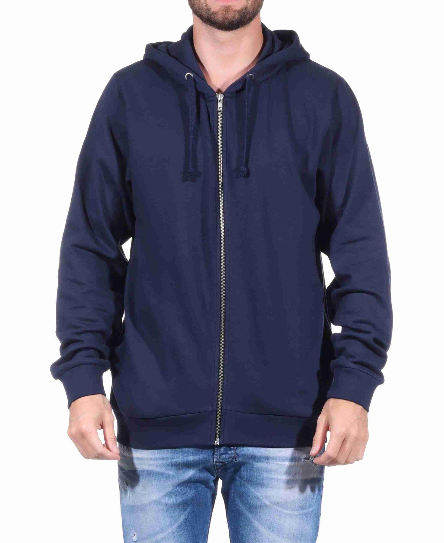 Herren Jacke mit Kapuze für Hausanzug, Sportanzug oder Jogginanzug Oberteil