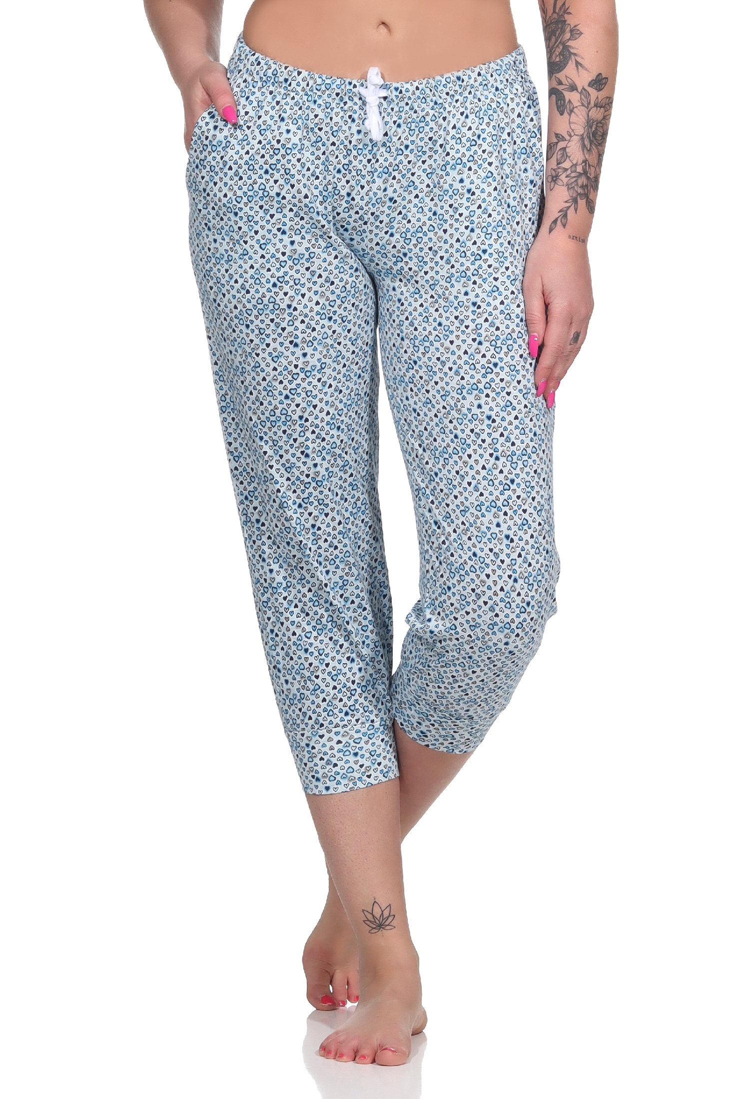Women's 3/4-length capri pajama bottoms 