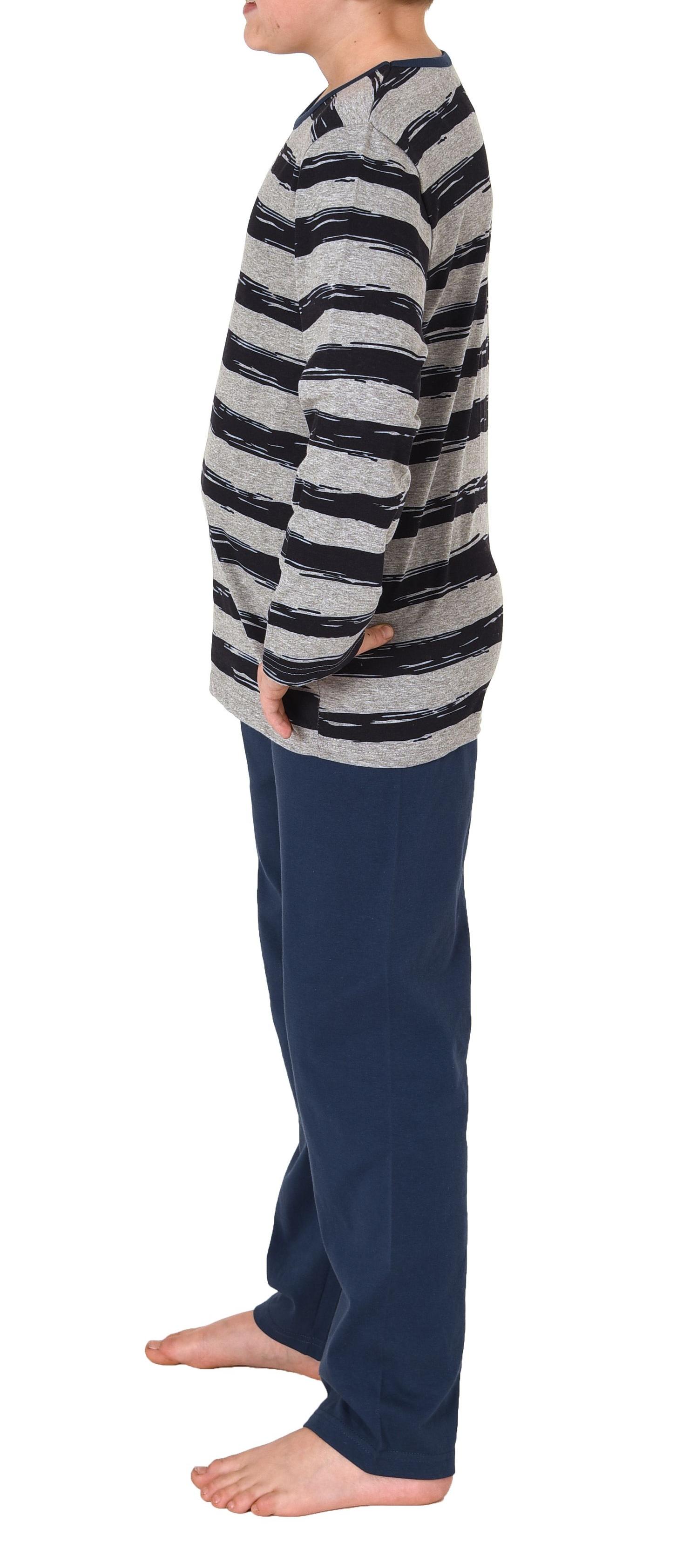 Jungen Pyjama lang mit coolem Streifen-Muster - 212 501 10 700