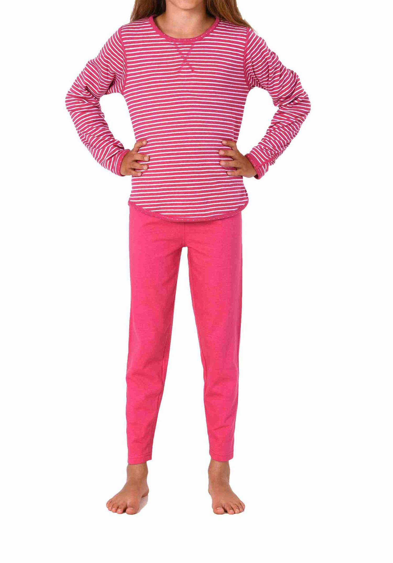 Mädchen Pyjama langarm Schlafanzug zum wenden - 2 Designs in einem Style Mädchen Pyjama langarm Schlafanzug zum wenden - 2 Designs in einem Style