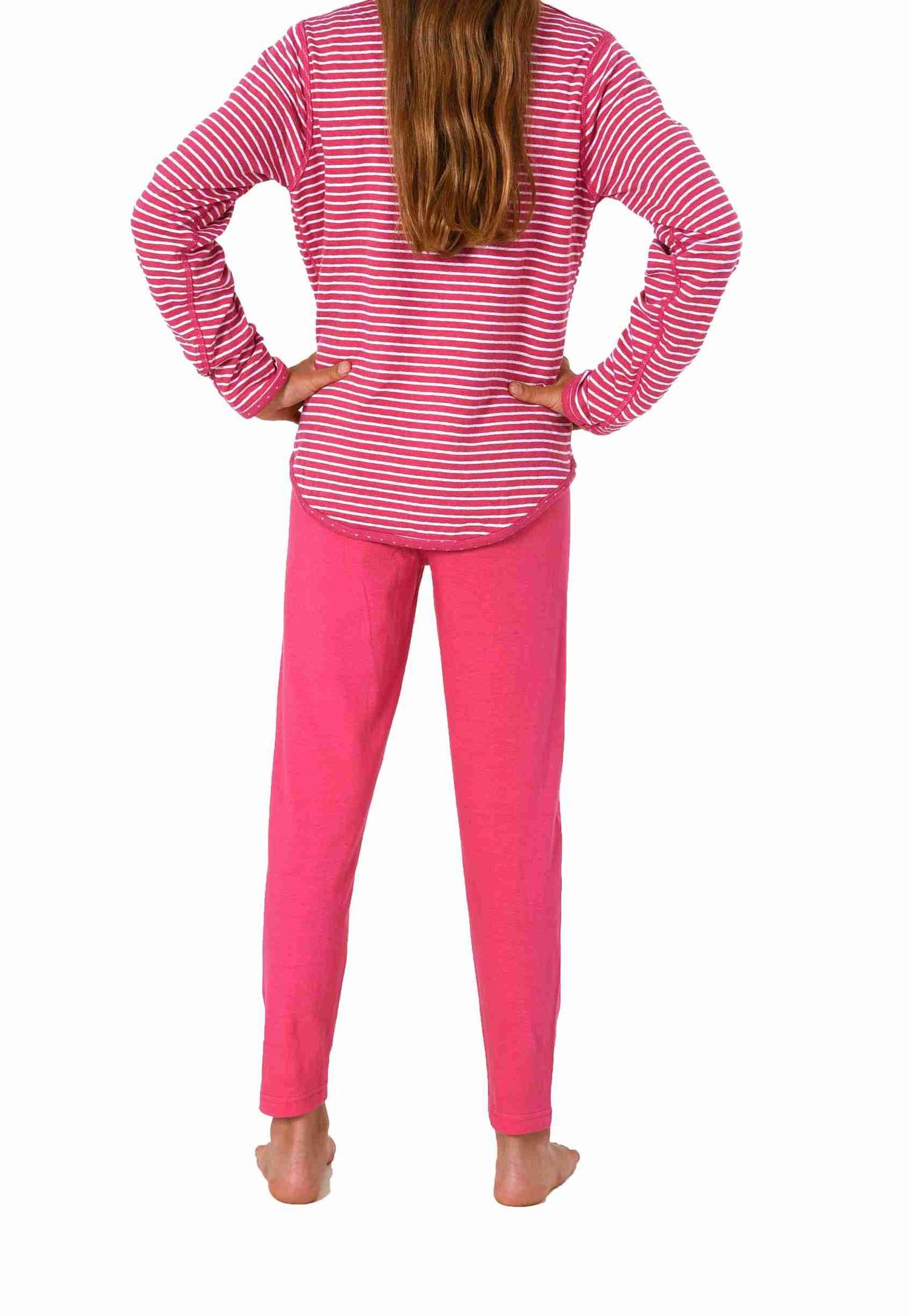 Mädchen Pyjama langarm Schlafanzug zum wenden - 2 Designs in einem Style Mädchen Pyjama langarm Schlafanzug zum wenden - 2 Designs in einem Style