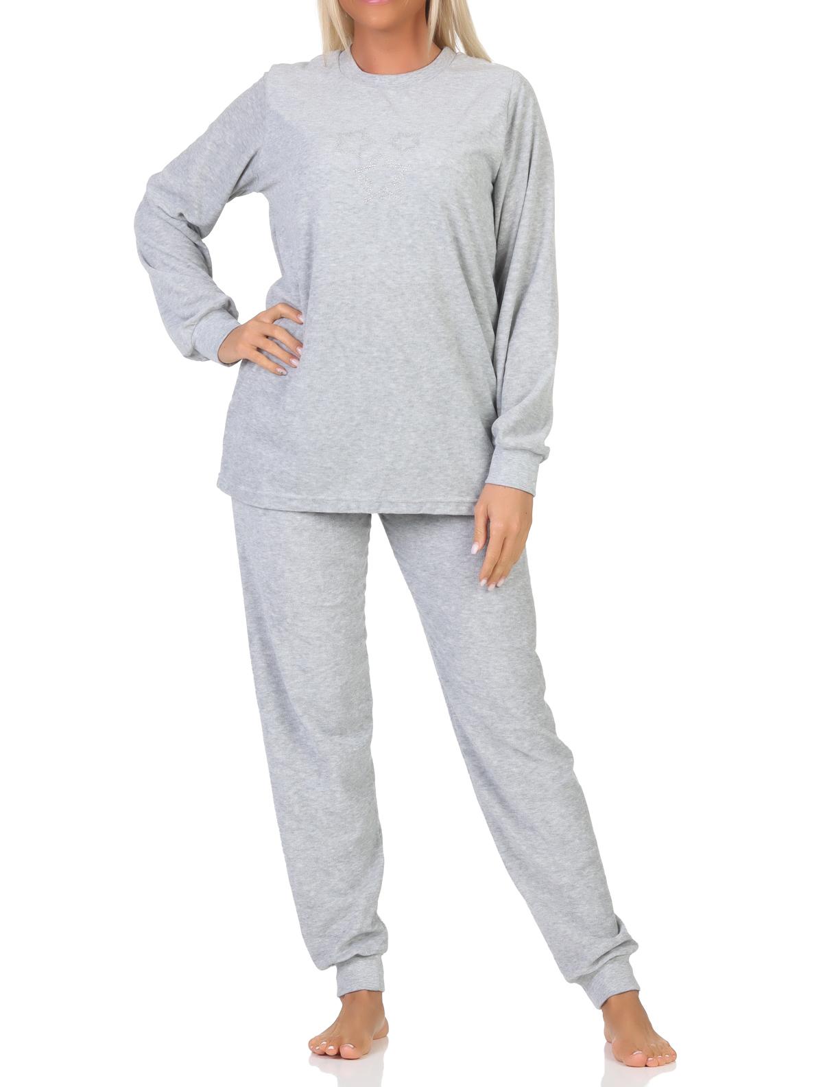 Normann Damen Frottee Schlafanzug Homewear Loungewear mit Sternenmotiv - auch in Übergröße Normann Damen Frottee Schlafanzug Homewear Loungewear mit Sternenmotiv - auch in Übergröße